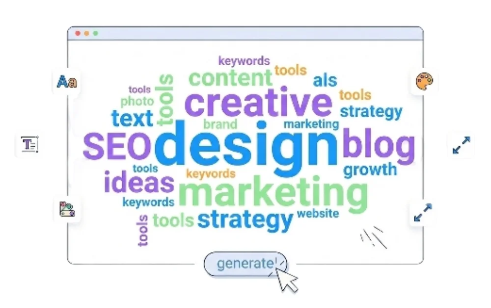 Word cloud generator interface preview